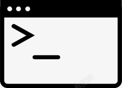 计算机终端终端终端窗口shell图标高清图片
