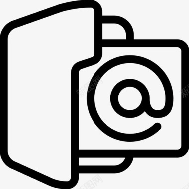 电子邮件文件夹组织组图标图标