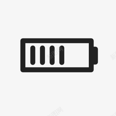 电池电池充电电池供电图标图标