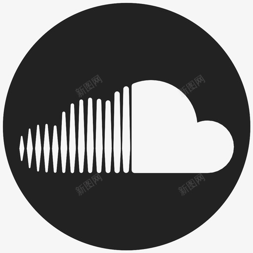 soundcloud徽标图标svg_新图网 https://ixintu.com soundcloud徽标