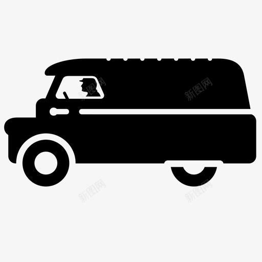 货车货车司机卡车图标svg_新图网 https://ixintu.com 卡车 汽车 货车 货车司机 车辆 运输 送货车