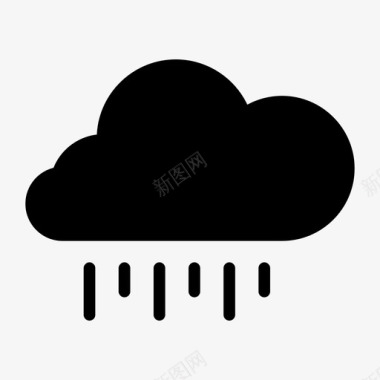 雨云天气状况预报图标图标