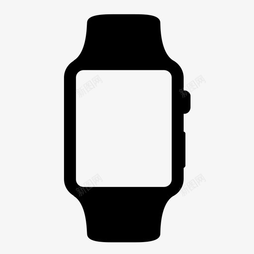 苹果手表智能手表可穿戴图标svg_新图网 https://ixintu.com 可穿戴 可穿戴手表 可穿戴时尚 智能手表 苹果手表