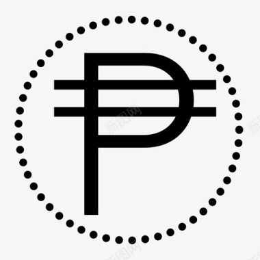 菲律宾比索金融机构货币图标图标