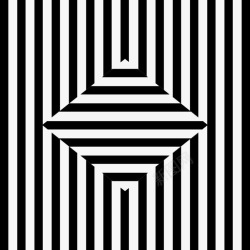 空间错觉钻石图案形状图标高清图片