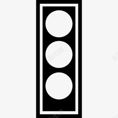 交通灯关闭工具和用具基本应用图标图标