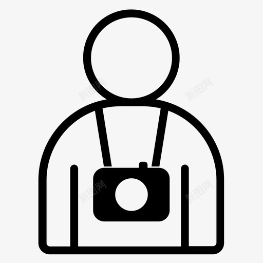 摄影师用户快照图标svg_新图网 https://ixintu.com 人物 图片 定点拍摄 快照 拍摄 摄影 摄影师 数码相机 用户