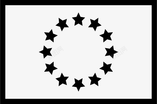 欧洲国旗世界地点图标图标