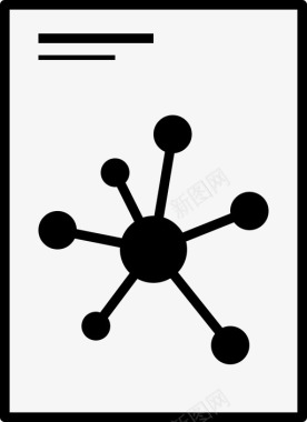 文献科学文献分子结构图标图标