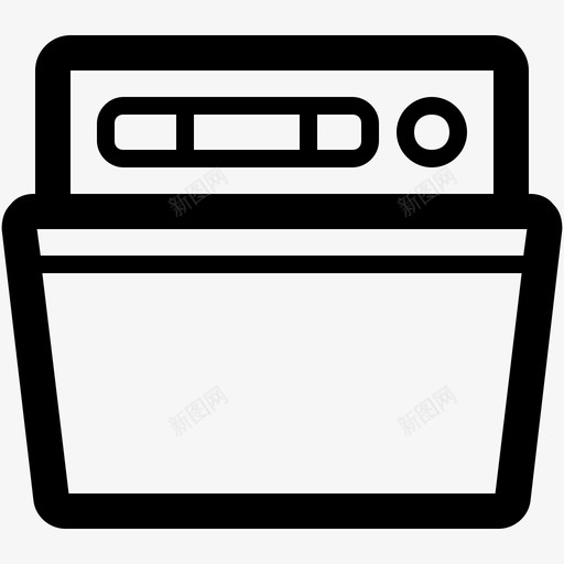 洗碗机清洁盘子图标svg_新图网 https://ixintu.com 差事 机器 洗碗机 洗衣机 清洁 盘子