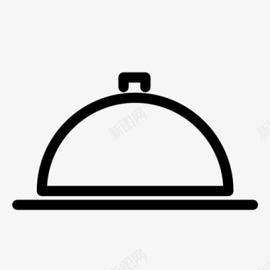 餐具盘子客房服务图标图标