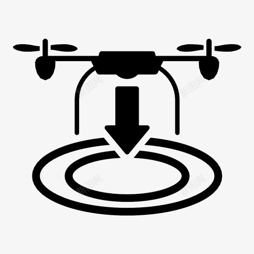 无人机着陆多翼飞机图标svg_新图网 https://ixintu.com 四旋翼机 多翼飞机 技术 旋翼机 无人机 无线电控制无人机 着陆 纳米直升机