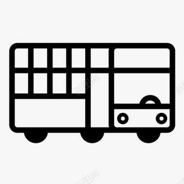 双层巴士汽车伦敦图标图标