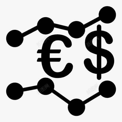 财务趋势趋势销售图标svg_新图网 https://ixintu.com 图表 方向 欧元 目标 美元 财务趋势 趋势 运动 销售