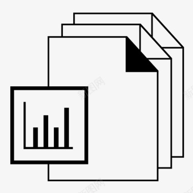 图形文档图表文件图标图标