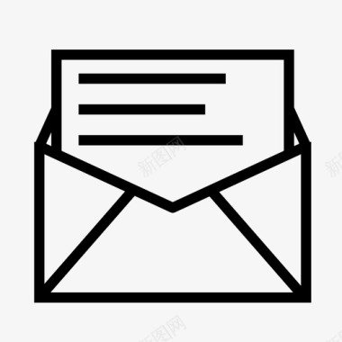 信件商务电子邮件图标图标
