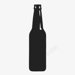 汽水标志瓶子苏打水根啤酒图标高清图片