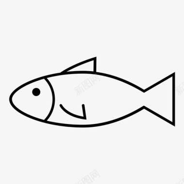 鱼鳍鳃图标图标