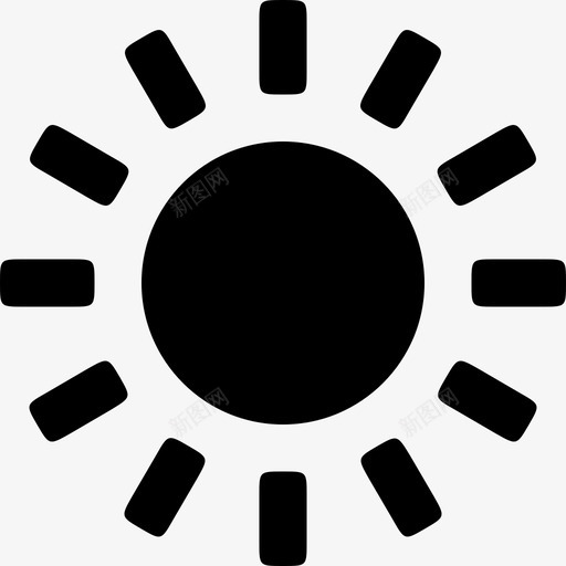 亮度白天炎热图标svg_新图网 https://ixintu.com 亮度 光线 太阳能 暖气 炎热 照明 白天 相机 阳光