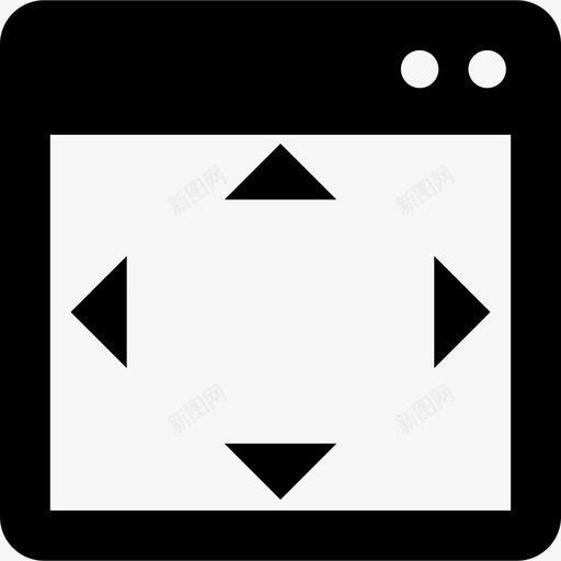 窗口大小界面基本应用图标svg_新图网 https://ixintu.com 基本应用 界面 窗口大小