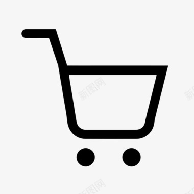 购物篮超市杂货篮图标图标