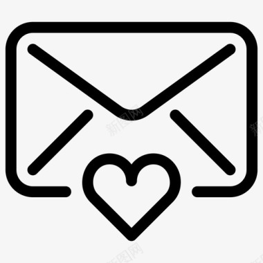 信封卡片电子邮件图标图标