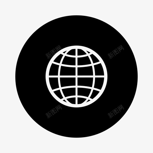 地球蓝色大理石全球图标svg_新图网 https://ixintu.com 世界 互联网 全球 地图 地球 星球 球体 蓝色大理石