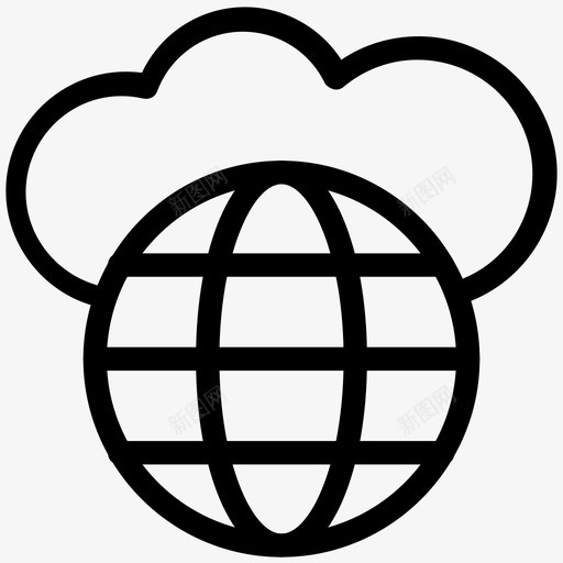 全球全球云天气预报图标svg_新图网 https://ixintu.com 全球 全球云 天气预报 天空 搜索引擎优化 数据存储 网络 覆盖 阴天