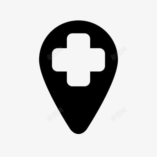 地图标记恢复点svg_新图网 https://ixintu.com 健康和健身 医学 医疗 医院位置 地图标记 恢复 点 精确定位