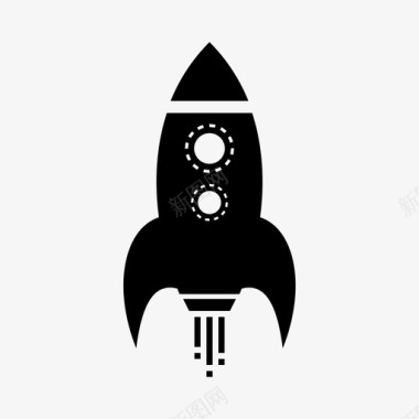 火箭宇宙飞船物体图标图标