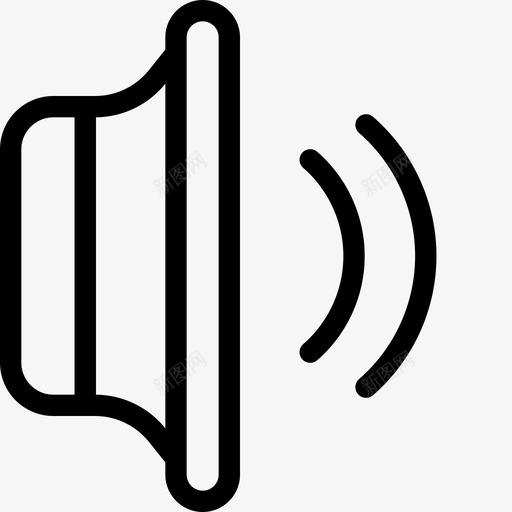 增大音量语音扬声器图标svg_新图网 https://ixintu.com 后院：音乐 增大音量 声音 扬声器 语音 软件 音乐 音量 音频 驱动程序