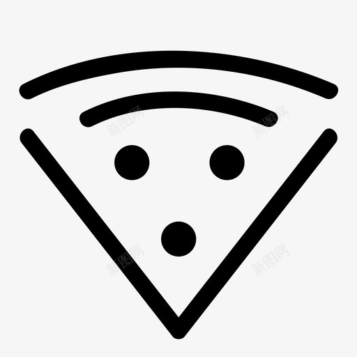 披萨小吃披萨片图标svg_新图网 https://ixintu.com 午餐 小吃 快餐 意大利菜 披萨 披萨片 披萨虱子 晚餐 美食家