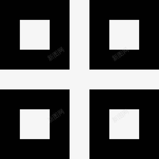 瓷砖对齐四方形图标svg_新图网 https://ixintu.com 四方形 对齐 瓷砖