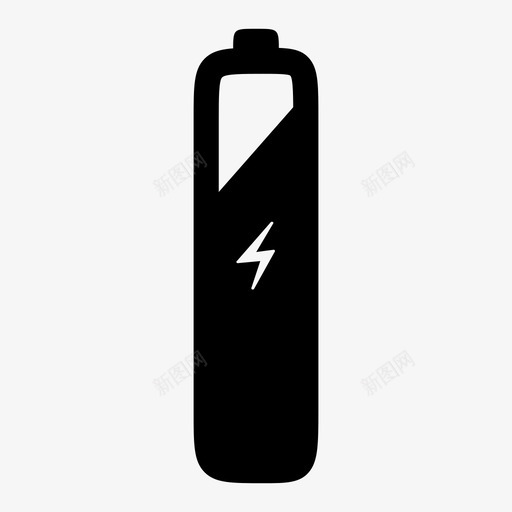 电池电量低图标svg_新图网 https://ixintu.com 低 充电 双a 已充电 满 电动 电池 电池充满 电池正在充电 电量 空