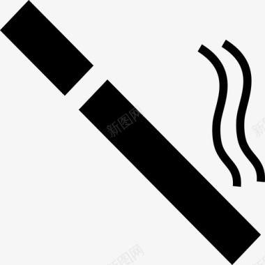 吸烟雪茄香烟图标图标