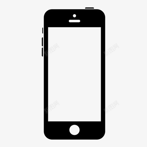 智能手机手机iphone5图标svg_新图网 https://ixintu.com ios iphone5 手机 智能手机 电子 苹果设备 设备