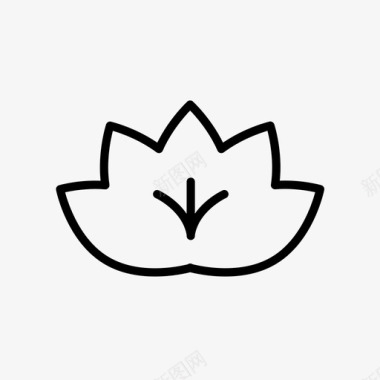 莲花植物花图标图标