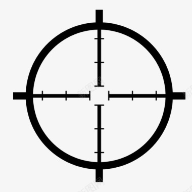 目标狙击手瞄准镜图标图标