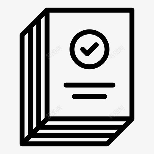 文件纸张提案图标svg_新图网 https://ixintu.com 堆叠 堆叠的 堆叠的纸张 工作说明书 报告 提案 文件 税务 纸张 表格