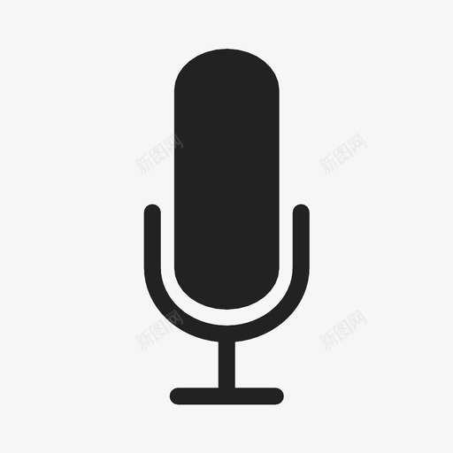 麦克风记者唱歌图标svg_新图网 https://ixintu.com 传输 唱歌 声音 广播 录音室 歌手 演讲 记者 说话 麦克风