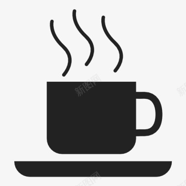 咖啡休息延期休息图标图标