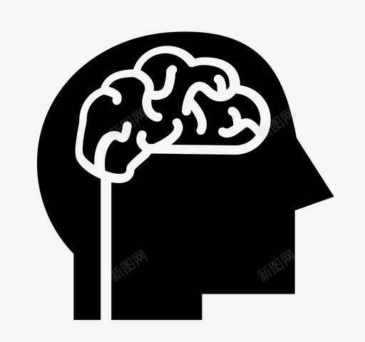 大脑人类生活图标svg_新图网 https://ixintu.com 人类 侧写 大脑 思考 惊奇 生活 身体部位