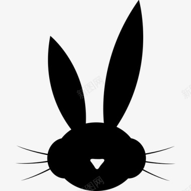 兔子春天宗教节日图标图标