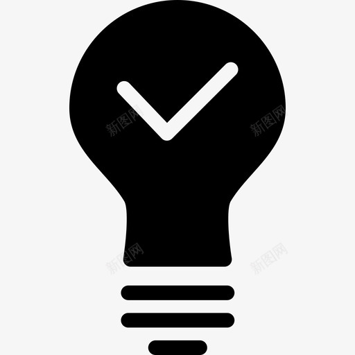 检查灯泡检查标记电气图标svg_新图网 https://ixintu.com 检查标记 检查灯 检查灯泡 灯 照明 电气