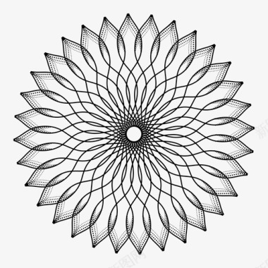 花花园半色调图标图标