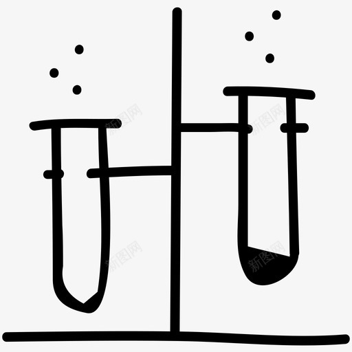 实验科学手绘涂鸦图标svg_新图网 https://ixintu.com 实验 科学手绘涂鸦图标