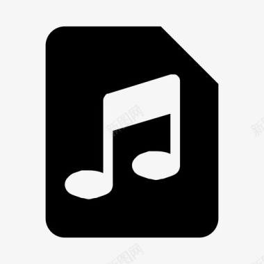 音乐文件基本用途符号图标图标