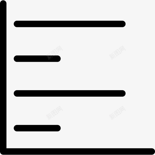 条形图统计信息图图标svg_新图网 https://ixintu.com 信息图 数据可视化 数据图形 条形图 统计
