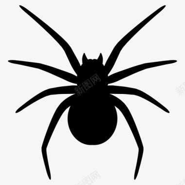 蜘蛛腿昆虫图标图标