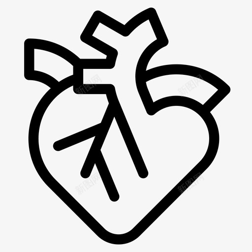 心脏动脉血液图标svg_新图网 https://ixintu.com 人体器官 动脉 循环 心脏 泵 爱 瓣膜 血液 静脉